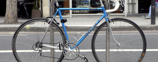 Bike locked in London
